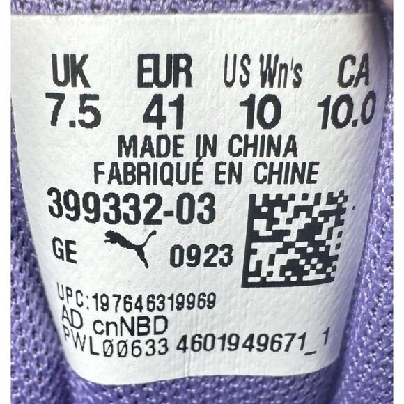 Puma Fenty Creeper Phatty Womens Size 10 Purple Suede Platform Rihanna Sneakers - Picture 8 of 9